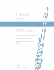 Trois Duos De Mendelssohn Et Lachner. Song-Ar  (フルートニ重奏＋ピアノ)【Trois Duos De Mendelssohn Et Lachner. Song-Arrangements (O】