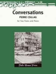 Conversations (ピエール・チッラグ)    (フルートニ重奏＋ピアノ)【Conversations】