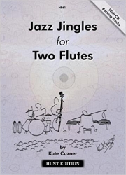 フルートニ重奏の為のジャズ・ジングル (ケイト・コズナー)  (フルートニ重奏)【Jazz Jingles for Two Flutes】