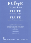 12の短いソナタ・Op.13・Heft 1 (ジョゼフ・ボダン・ド・ボワモルティエ)   (フルートニ重奏)【12 Short Sonatas op. 13 Heft 1 (Schumann)】