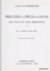 Preludes Et Pieces En Duos（ジョゼフ・ボダン・ド・ボワモルティエ）   (フルートニ重奏)