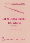 2つのソナタ (ジョゼフ・ボダン・ド・ボワモルティエ)   (フルートニ重奏)【Two Sonatas (C major and G minor)】
