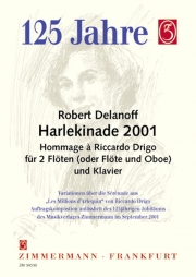 Harlekinade 2001 (ロベルト・デラノフ)    (フルートニ重奏＋ピアノ)【Harlekinade 2001】