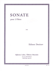 ソナタ（エディソン・デニーソフ）  (フルートニ重奏)【Sonate】