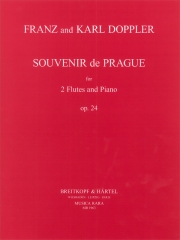 プラハの思い出・Op.24 (フランツ＆カール・ドップラー)    (フルートニ重奏＋ピアノ)【Souvenir De Prague Op.24】