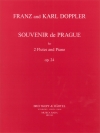 プラハの思い出・Op.24 (フランツ＆カール・ドップラー)    (フルートニ重奏＋ピアノ)【Souvenir De Prague Op.24】