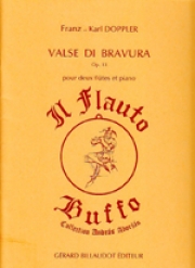 華麗なワルツ・Op.33 (フランツ・ドップラー)    (フルートニ重奏＋ピアノ)【Valse Di Bravura, Op.33】