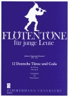 12のドイツ舞曲とコーダ (ヨハン・ネポムク・フンメル)  (フルートニ重奏)【12 Deutsche Tänze und Coda】