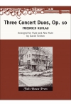 3つの演奏会用デュエット・Op.10 (フリードリヒ・クーラウ)   (フルートニ重奏)【Three Concert Duets, Op.10】