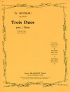 3つの二重奏・Vol.1, Op.57 bis (フリードリヒ・クーラウ)    (フルートニ重奏)【Trois Duos Vol.1, Op.57 bis】