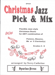 クリスマス・ジャズ・ピック＆ミックス (テリー・カトリーヌ編曲)　　(フルートニ重奏)【Christmas Jazz Pick & Mix】