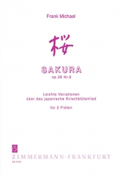 桜・op. 38/6 (フランク・ミヒャエル)  (フルートニ重奏)【Sakura op. 38/6】