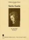 Six Duets KV 156 Heft 2 (モーツァルト) (フルートニ重奏)【Six Duets KV Anh. 157 Heft 2】