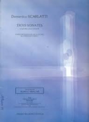 3つのソナタ  (ドメニコ・スカルラッティ) (フルートニ重奏)【Trois Sonates】