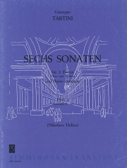 6つのソナタ・Heft 2 (ジュゼッペ・タルティーニ)  (フルート三重奏)【6 Sonatas Heft 2】
