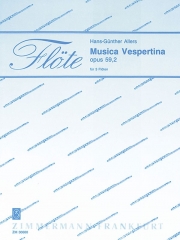 Musica Vespertina op. 59/2 (ハンス・ギュンター・アラース)  (フルート三重奏)【Musica Vespertina op. 59/2】