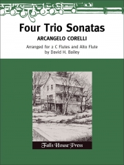 4つの三重奏の為のソナタ (アルカンジェロ・コレッリ)   (フルート三重奏)【Four Trio Sonatas】