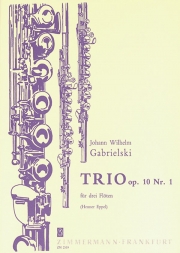 Trio op. 10/1 (ヨハン・ヴィルヘルム・ヴィルムス)  (フルート三重奏)【Trio op. 10/1】