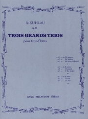 グランド・トリオ・Vol.1・Op.86 (フリードリヒ・クーラウ)  (フルート三重奏)【Trios Grands Trios Vol.1, Op.86】