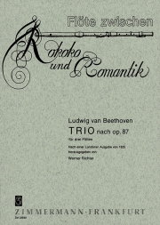 三重奏曲・Op.87 (ベートーヴェン)  (フルート三重奏)【Trio on op. 87】