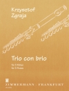 トリオ・コン・ブリオ (クシシュトフ・ズグラヤ)   (フルート三重奏)【Trio con brio】