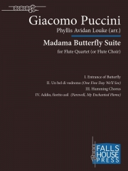 「蝶々夫人」組曲 (ジャコモ・プッチーニ) (フルート四重奏)【Madama Butterfly Suite】