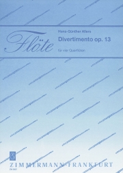 ディヴェルティメント・Op.13 (ハンス・ギュンター・アラース)  (フルート四重奏)【Divertimento op. 13】