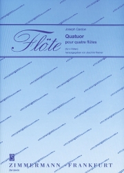 Quatuor pour quatre flûtes Duos 1 - 3 G-Dur, F-Du  (フルート四重奏)【Quatuor pour quatre flûtes Duos 1 - 3 G-Dur, F-Dur, C-Dur】