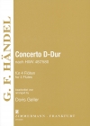 協奏曲・ニ長調 (ヘンデル)   (フルート四重奏)【Concerto D major】