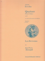 フルート四重奏曲・Op.19 (アントン・ライヒャ)   (フルート四重奏)【Quatuor Op.19】