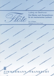 Three Pieces from Compositions（ベートーヴェン） (フルート四重奏)【Three Pieces from Compositions】