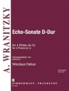 Echo Sonata D major  (パウル・ヴラニツキー)  (フルート四重奏)【Echo Sonata D major】