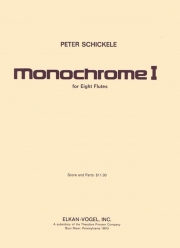 モノクローム・1  (ピーター・シッケル)    (フルート八重奏)【Monochrome I】