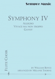 交響曲・No.4  (ウィリアム・ボイス)   (フルート七重奏)【Symphony IV】