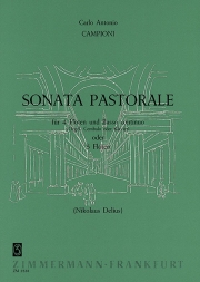 ソナタ・パストラーレ (カール・アントニオ・カンピオーニ)　 (フルート四重奏＋ピアノ)【Sonata pastorale】
