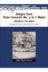 アレグロ「フルート協奏曲・No.5・ハ長調」より  (フリードリヒII世)　 (フルート五重奏)【Allegro From Flute Concerto No.3 In C Major】