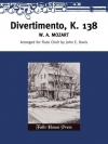 ディヴェルティメント・K138　(モーツァルト)   (フルート五重奏)【Divertimento K.138】