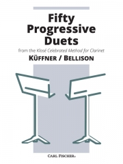 50のプログレッシブ・デュエット  (ヨーゼフ・キュフナー)  (クラリネットニ重奏）【Fifty Progressive Duets】