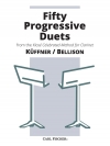 50のプログレッシブ・デュエット  (ヨーゼフ・キュフナー)  (クラリネットニ重奏）【Fifty Progressive Duets】