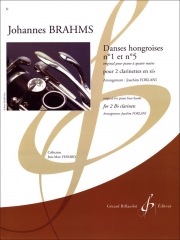 ハンガリー舞曲・No.1 et No.5（ヨハネス・ブラームス） (クラリネットニ重奏）【Danses Hongroises No.1 et No.5】