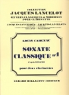 ソナタ・クラシック・No.1（ルイ・カユザック） (クラリネットニ重奏）【Sonate Classique No.1】