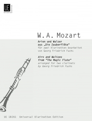 「魔笛」よりアリアとワルツ　 (クラリネットニ重奏）【Arias and Waltzes From The Magic Flute】