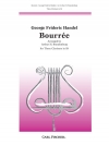 ブーレ (ヘンデル)  (クラリネット三重奏）【Bourree】