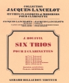 クラリネット三重奏曲・Op.8・No.1（ジャック＝ジュール・ブーフィユ） (クラリネット三重奏）【6 Trios Op.8 No.1】