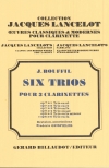 クラリネット三重奏曲・Op.8・No.3（ジャック＝ジュール・ブーフィユ） (クラリネット三重奏）【6 Trios Op.8 No.3】