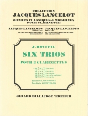 クラリネット三重奏曲・Op.7・No.1（ジャック＝ジュール・ブーフィユ） (クラリネット三重奏）【Six Trios Op.7 No.1】