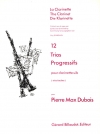 12の段階的三重奏曲（ピエール・マックス・デュボワ） (クラリネット三重奏）【12 Trios Progressifs】