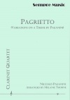 Pagrietto Variations on a Theme by Paganini (クラリネット四重奏）