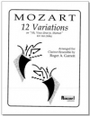 12の変奏曲（モーツァルト） (クラリネット四重奏）【12 Variations】