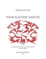 4つのスラブ舞曲 (クラリネット五重奏）【4 Slavonic Dances】